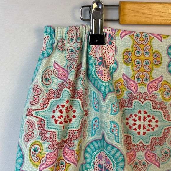 Talbots Womens Knee Length Pencil Skirt Elastic side Sz 14P Preppy Spring Resort - Picture 8 of 13